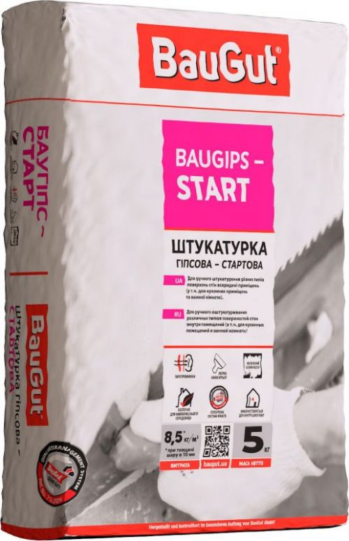 Штукатурка BauGut Baugips-START 5 кг