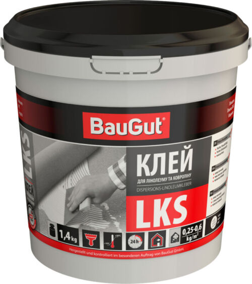 Клей для линолеума и ковролина BauGut 1,4 кг