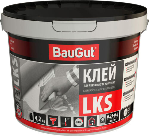 Клей для лінолеуму і ковроліну BauGut 4,2 кг