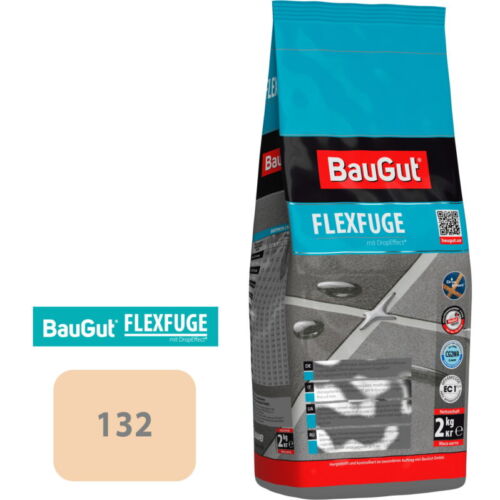 Фуга BauGut flexfuge 132 2 кг бежевий