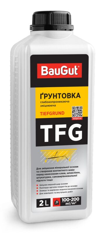 Грунтовка глубокопроникающая BauGut TFG 2 кг 2 л