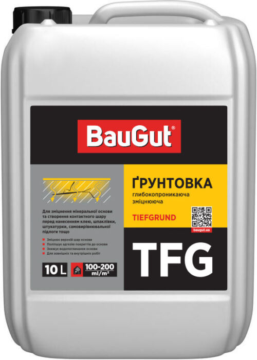 Грунтовка глубокопроникающая BauGut TFG 10 кг 10 л