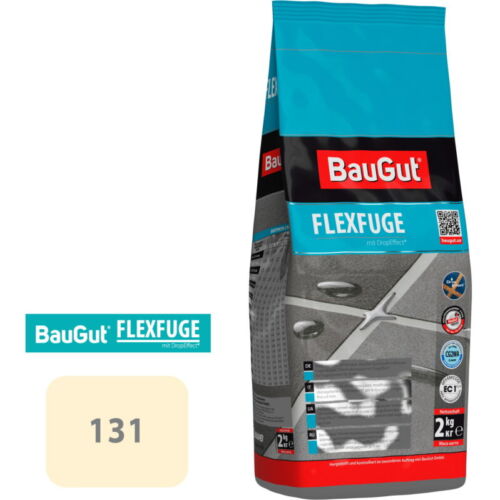 Затирка для плитки BauGut FLEXFUGE 130 2 кг ваниль