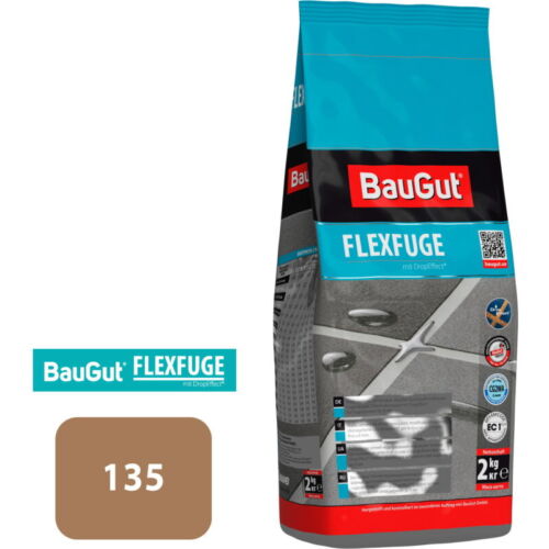 Фуга BauGut flexfuge 135 2 кг золотий пил
